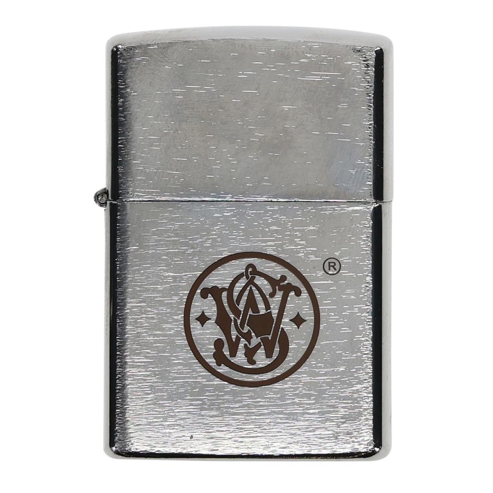 Smith & Wesson Folding Knife Cigar Cutter and Lighter Combo 3" Drop Point Blade Silver Picture of Battenfeld Knives S&W Cigar Combo