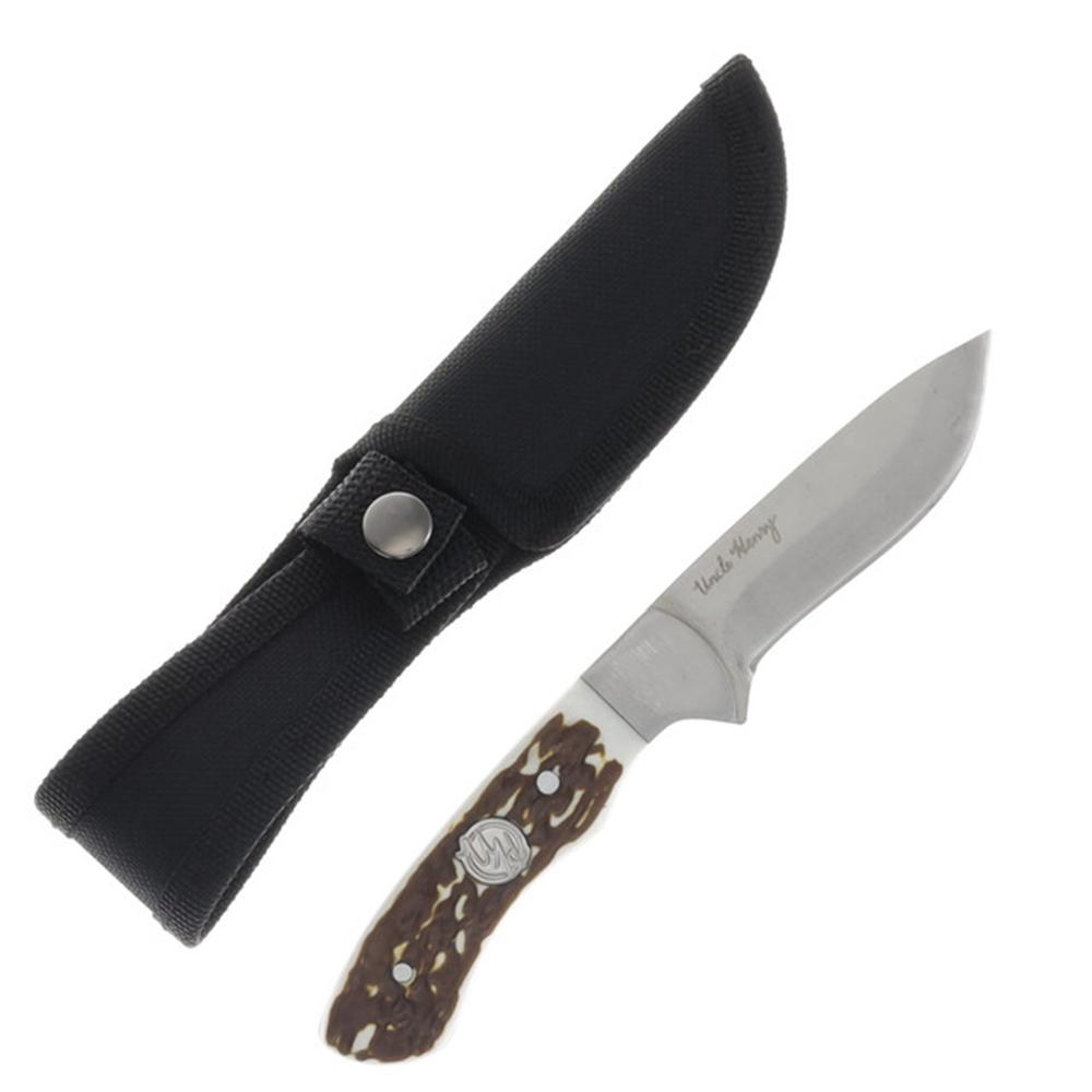 Uncle Henry Knife Combo with Tin 1 Fixed Knife 2 Folding Knives Picture of Battenfeld Knives Uncle Henry 2 Fixed/Folder Combo