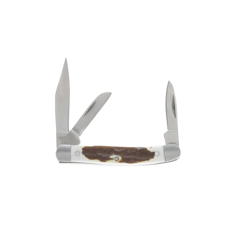 Uncle Henry Knife Combo with Tin 1 Fixed Knife 2 Folding Knives Picture of Battenfeld Knives Uncle Henry 2 Fixed/Folder Combo