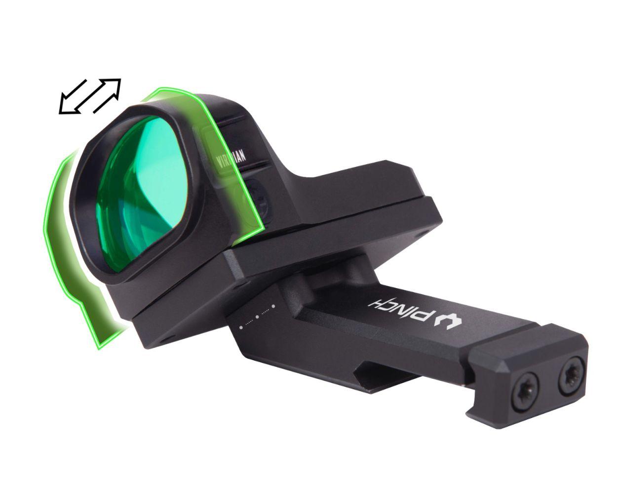Picture of Viridian Green Laser Viridian PINCH Adjustable 35 Degree Offset Mount Shield RMSc Adapter