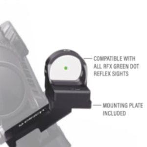 Picture of Viridian Green Laser Viridian PINCH Adjustable 35 Degree Offset Mount Shield RMSc Adapter