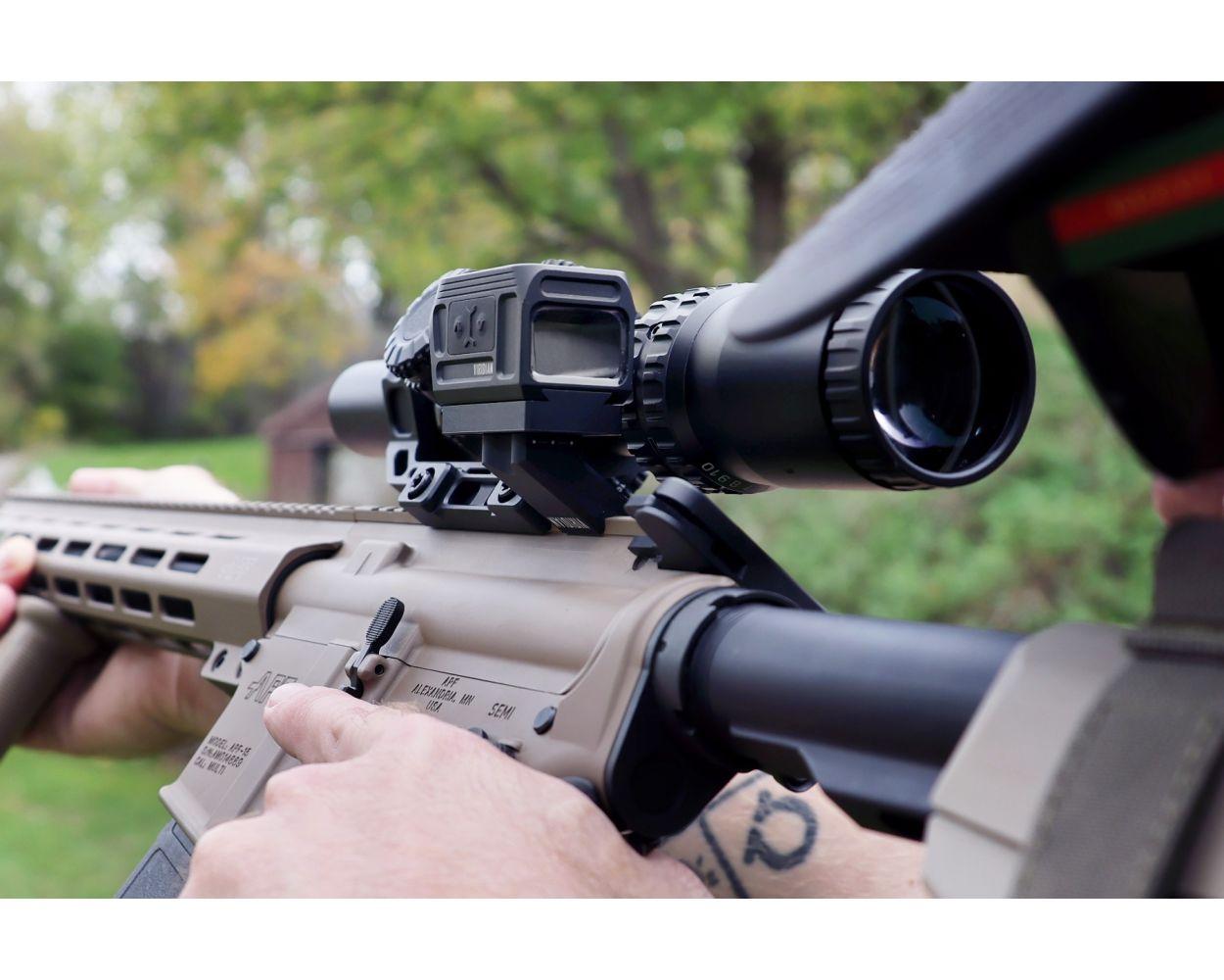 Picture of Viridian Green Laser Viridian PINCH Adjustable 35 Degree Offset Mount Shield RMSc Adapter