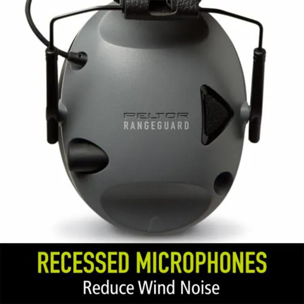 Peltor Sport RangeGuard Electronic Ear Muffs 21dB Grey Picture of 3M PELTOR Peltor Sport RangeGuard Electronic Hearing Protector