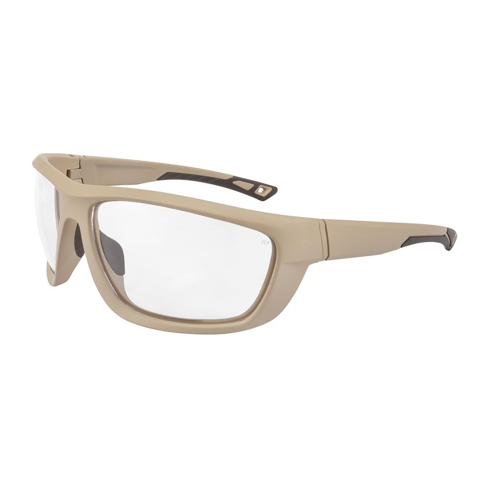 Ducks Unlimited Full-Frame Shooting Glasses Tan Frame with Clear Lens Picture of Radians Inc. Ducks Unlimited Full-Frame Shooting Glass-Matte Tan Frame-Clear Lens