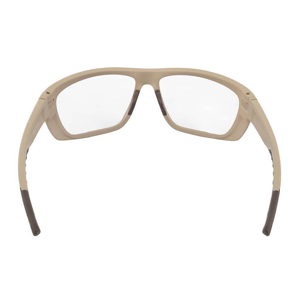 Ducks Unlimited Full-Frame Shooting Glasses Tan Frame with Clear Lens Picture of Radians Inc. Ducks Unlimited Full-Frame Shooting Glass-Matte Tan Frame-Clear Lens