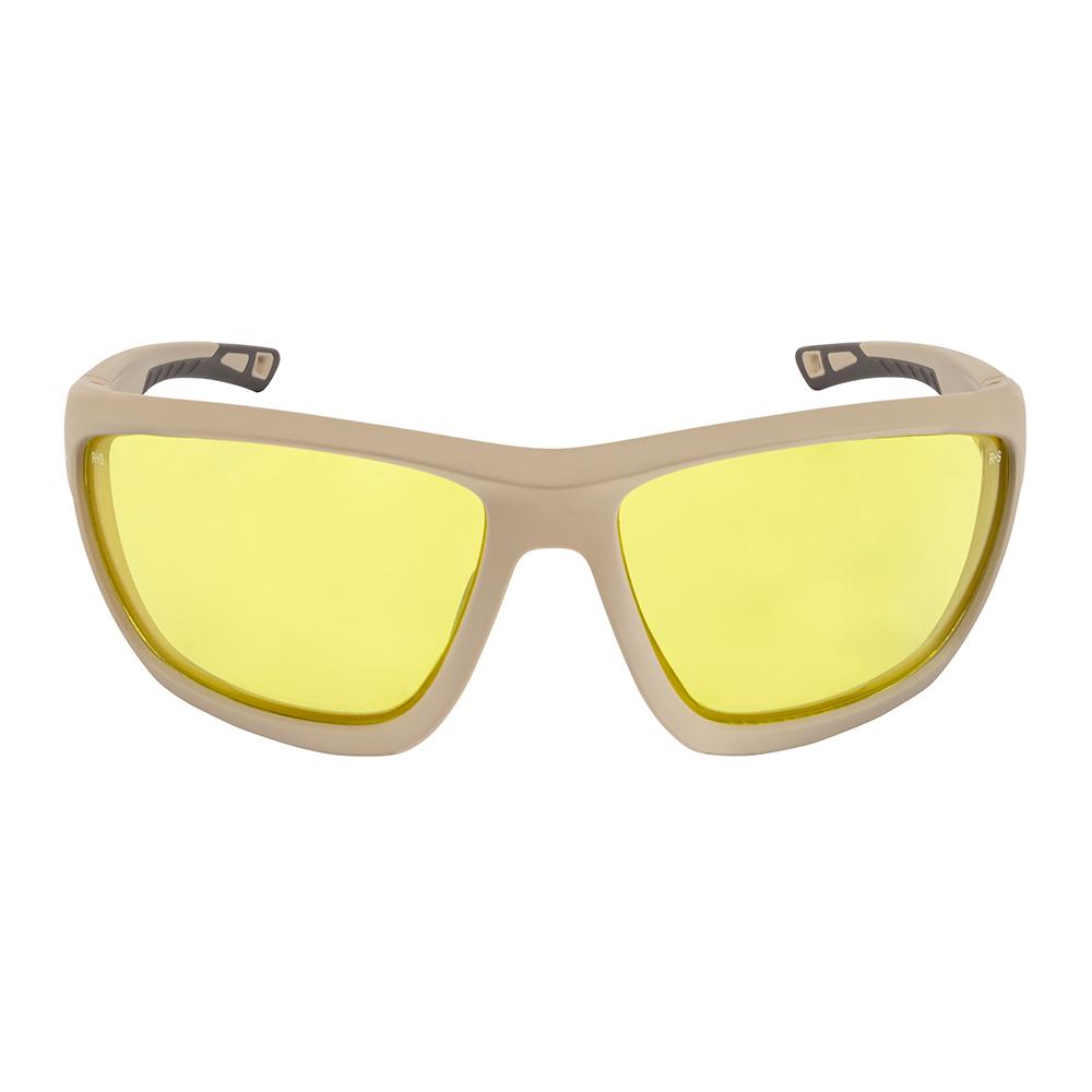 Ducks Unlimited Full-Frame Shooting Glasses Tan Frame with Amber Lens Picture of Radians Inc. Ducks Unlimited Full-Frame Shooting Glass-Matte Tan Frame-Amber Lens