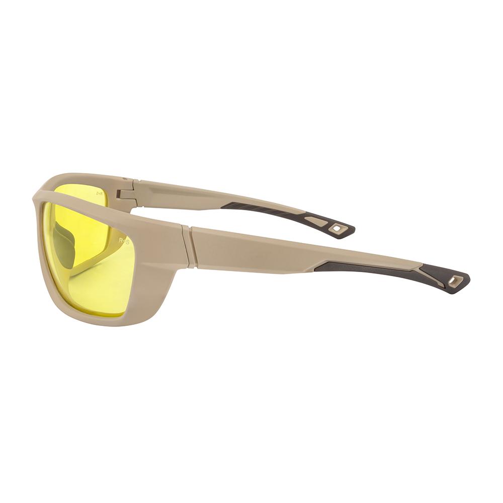 Ducks Unlimited Full-Frame Shooting Glasses Tan Frame with Amber Lens Picture of Radians Inc. Ducks Unlimited Full-Frame Shooting Glass-Matte Tan Frame-Amber Lens
