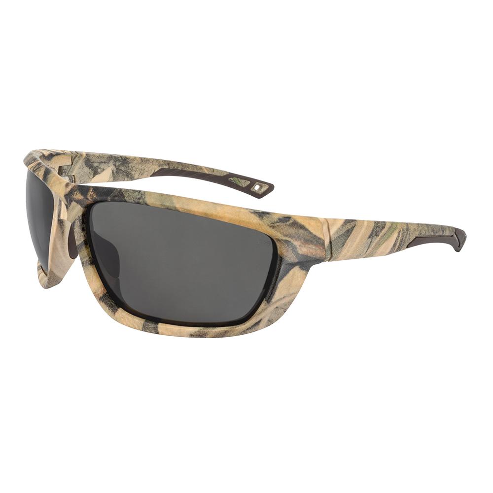 Ducks Unlimited Full-Frame Shooting Glasses Mossy Oak Frame Polarized Smoke Lens Picture of Radians Inc. Ducks Unlimited Full-Frame Shooting Glass-Mossy Oak Frame-POL Smoke
