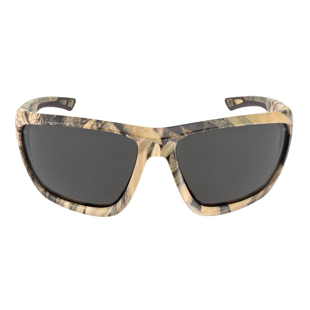 Ducks Unlimited Full-Frame Shooting Glasses Mossy Oak Frame Polarized Smoke Lens Picture of Radians Inc. Ducks Unlimited Full-Frame Shooting Glass-Mossy Oak Frame-POL Smoke