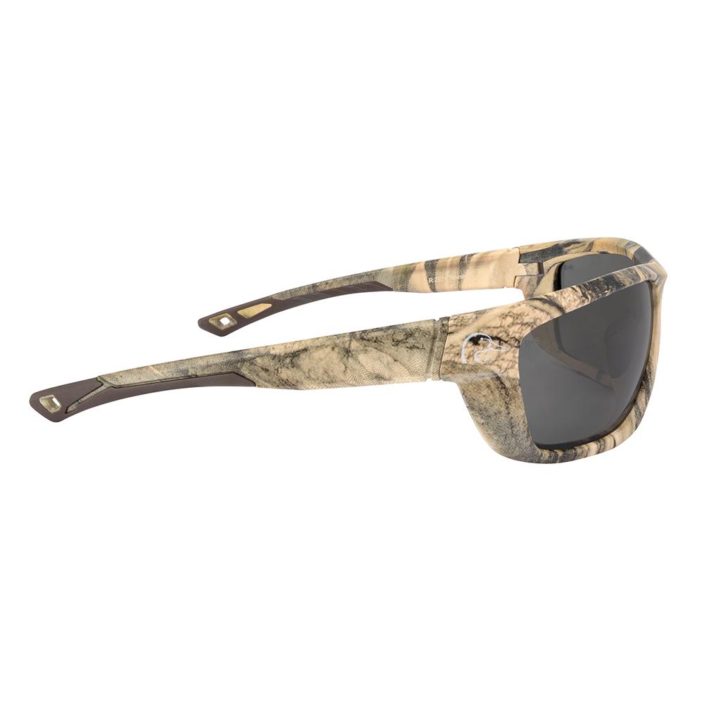 Ducks Unlimited Full-Frame Shooting Glasses Mossy Oak Frame Polarized Smoke Lens Picture of Radians Inc. Ducks Unlimited Full-Frame Shooting Glass-Mossy Oak Frame-POL Smoke