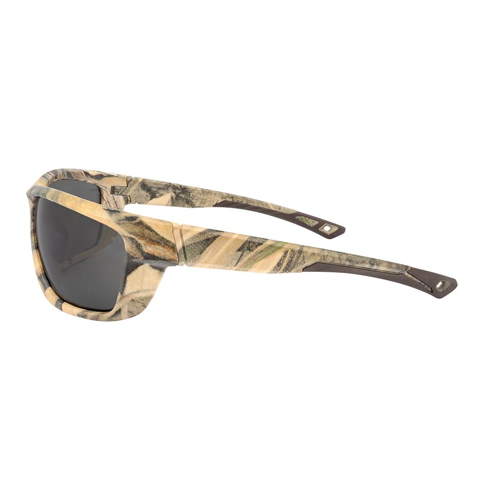 Ducks Unlimited Full-Frame Shooting Glasses Mossy Oak Frame Polarized Smoke Lens Picture of Radians Inc. Ducks Unlimited Full-Frame Shooting Glass-Mossy Oak Frame-POL Smoke