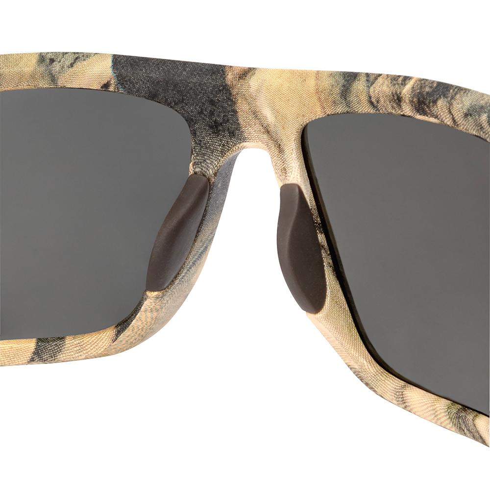 Ducks Unlimited Full-Frame Shooting Glasses Mossy Oak Frame Polarized Smoke Lens Picture of Radians Inc. Ducks Unlimited Full-Frame Shooting Glass-Mossy Oak Frame-POL Smoke
