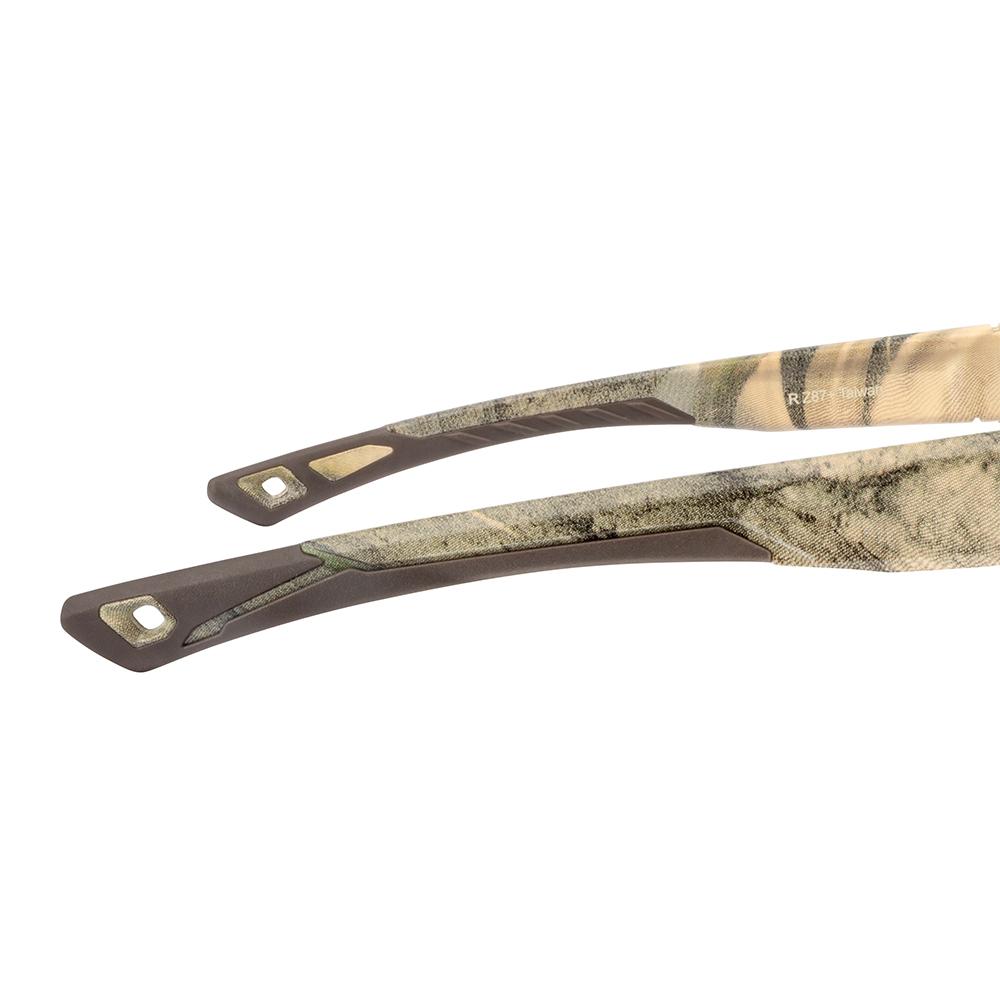 Ducks Unlimited Full-Frame Shooting Glasses Mossy Oak Frame Polarized Smoke Lens Picture of Radians Inc. Ducks Unlimited Full-Frame Shooting Glass-Mossy Oak Frame-POL Smoke