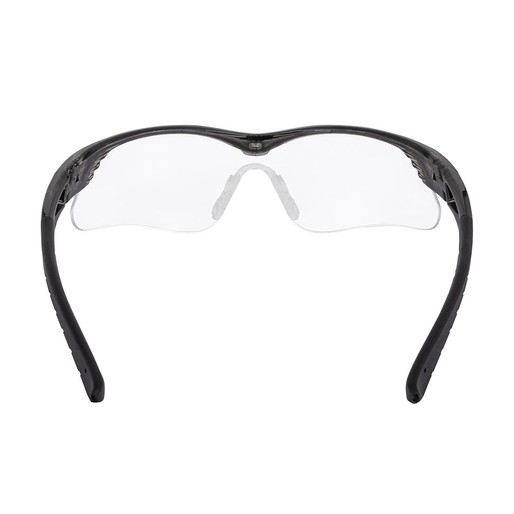 Ducks Unlimited Half Frame Shooting Glasses Black with Clear Lens Picture of Radians Inc. Ducks Unlimited Half Frame Shooting Glass - Clear Lens