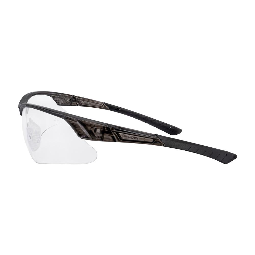 Ducks Unlimited Half Frame Shooting Glasses Black with Clear Lens Picture of Radians Inc. Ducks Unlimited Half Frame Shooting Glass - Clear Lens
