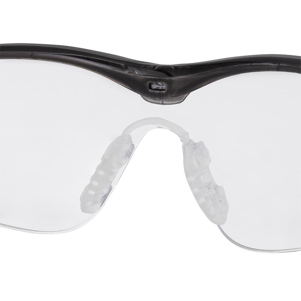 Ducks Unlimited Half Frame Shooting Glasses Black with Clear Lens Picture of Radians Inc. Ducks Unlimited Half Frame Shooting Glass - Clear Lens