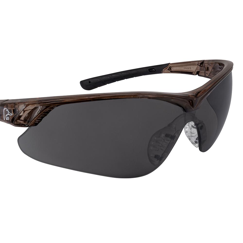 Ducks Unlimited Half Frame Shooting Glasses Smoke Lens Picture of Radians Inc. Ducks Unlimited Half Frame Shooting Glass - Smoke Lens