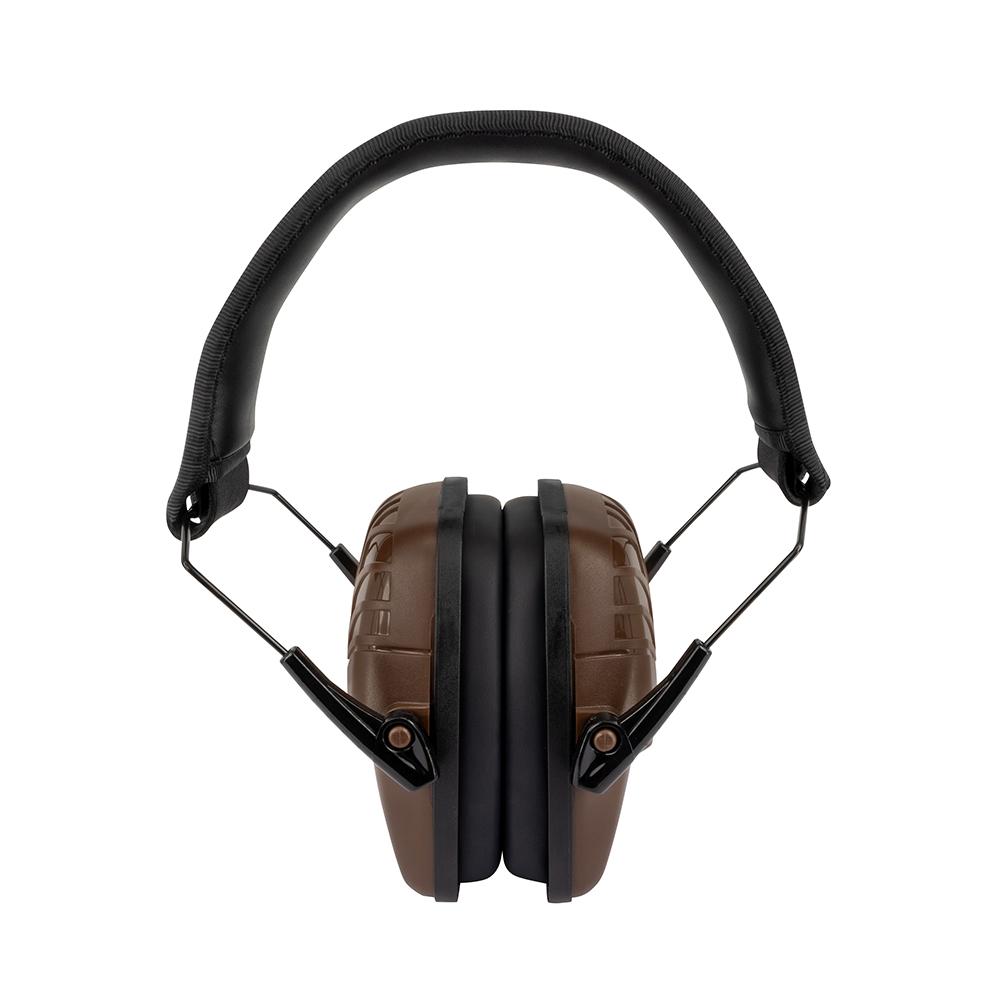 Ducks Unlimited Low Profile Passive Ear Muffs 23dB Brown Picture of Radians Inc. Ducks Unlimited Low Profile Earmuff - Brown