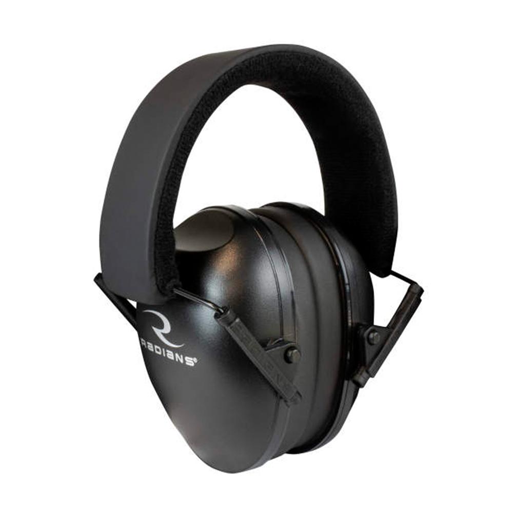 Radians Lowset Passive Ear Muff 21dB Black Picture of Radians Inc. Lowset Muff NRR21 Black Earcups