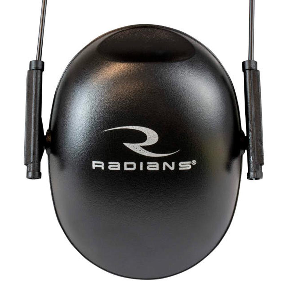 Radians Lowset Passive Ear Muff 21dB Black Picture of Radians Inc. Lowset Muff NRR21 Black Earcups