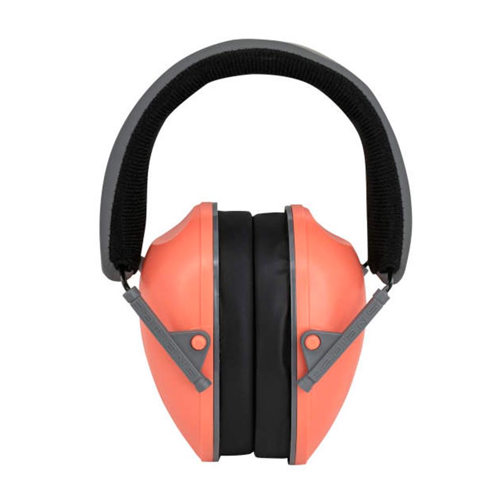 Radians Lowset Passive Ear Muff 21dB Coral/Charcoal Picture of Radians Inc. Lowset Ladies Muff NRR21 Coral/Charcoal