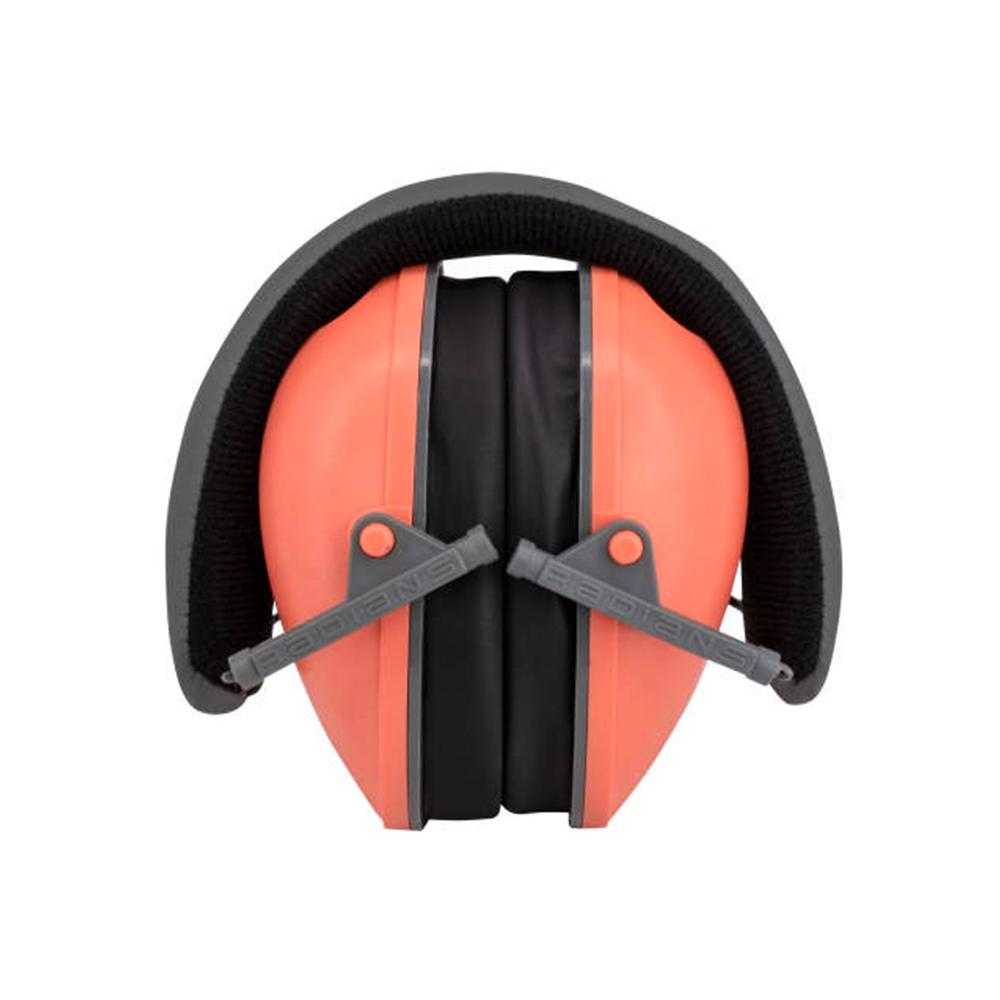 Radians Lowset Passive Ear Muff 21dB Coral/Charcoal Picture of Radians Inc. Lowset Ladies Muff NRR21 Coral/Charcoal