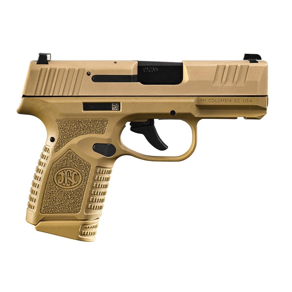 FN USA Reflex Handgun 9mm Luger 10rd Magazines (2) 3.3" Barrel FDE Night Sights NMS Picture of FN USA FN REFLEX NMS 9MM FDE/FDE 2X10RD