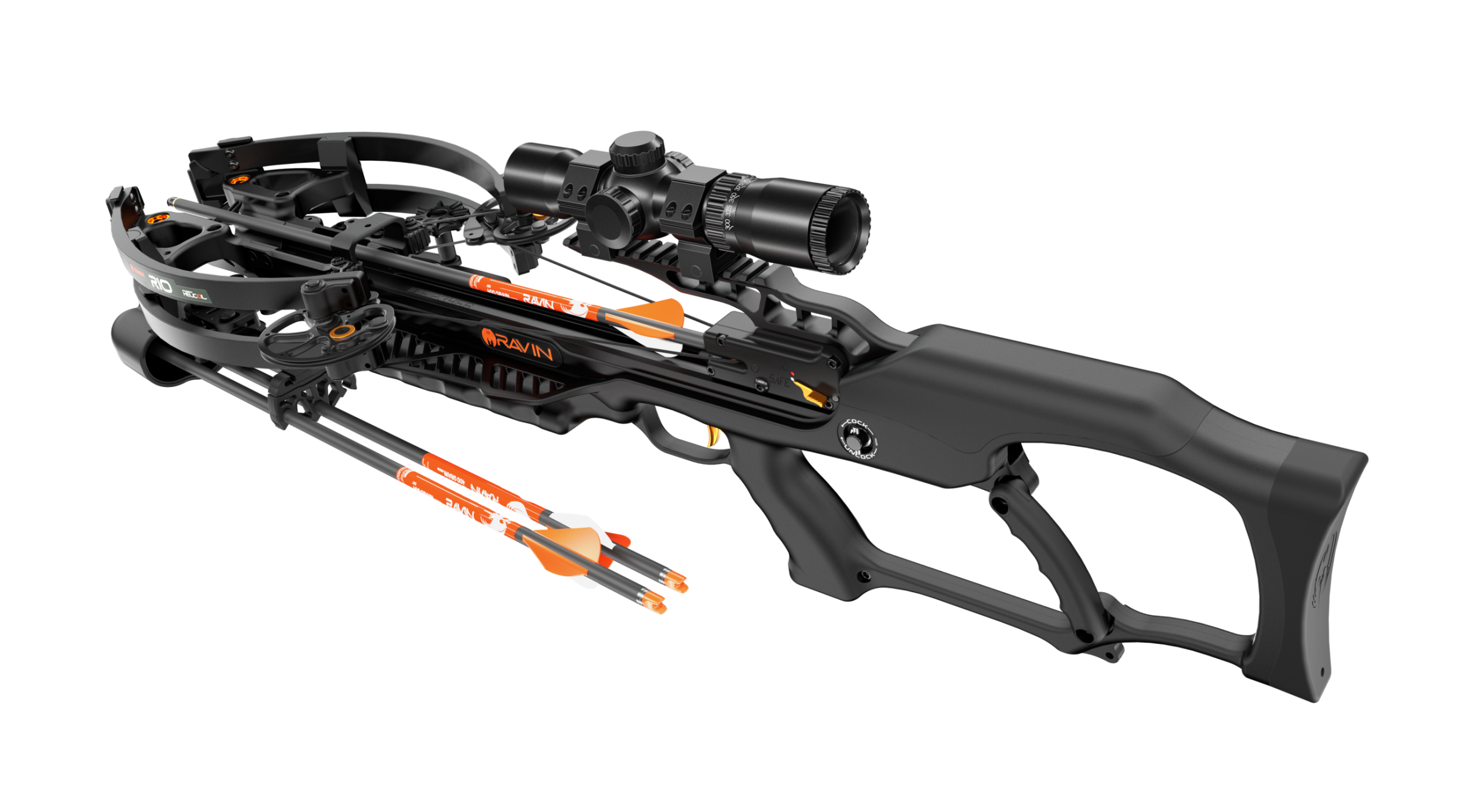Ravin R10 Crossbow with Helicoil Technology - Black Picture of Ravin Crossbows Ravin R10 Predator BLACK Crossbow