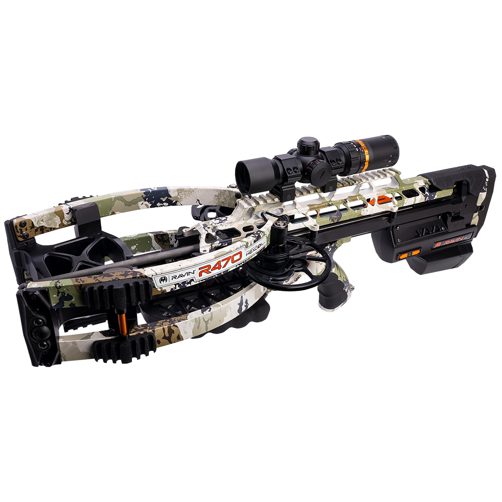 Ravin 470E XK7 Camo Crossbow 470 fps 100yd Illum Scope Picture of Ravin Crossbows Ravin 470E XK7 Camo Crossbow