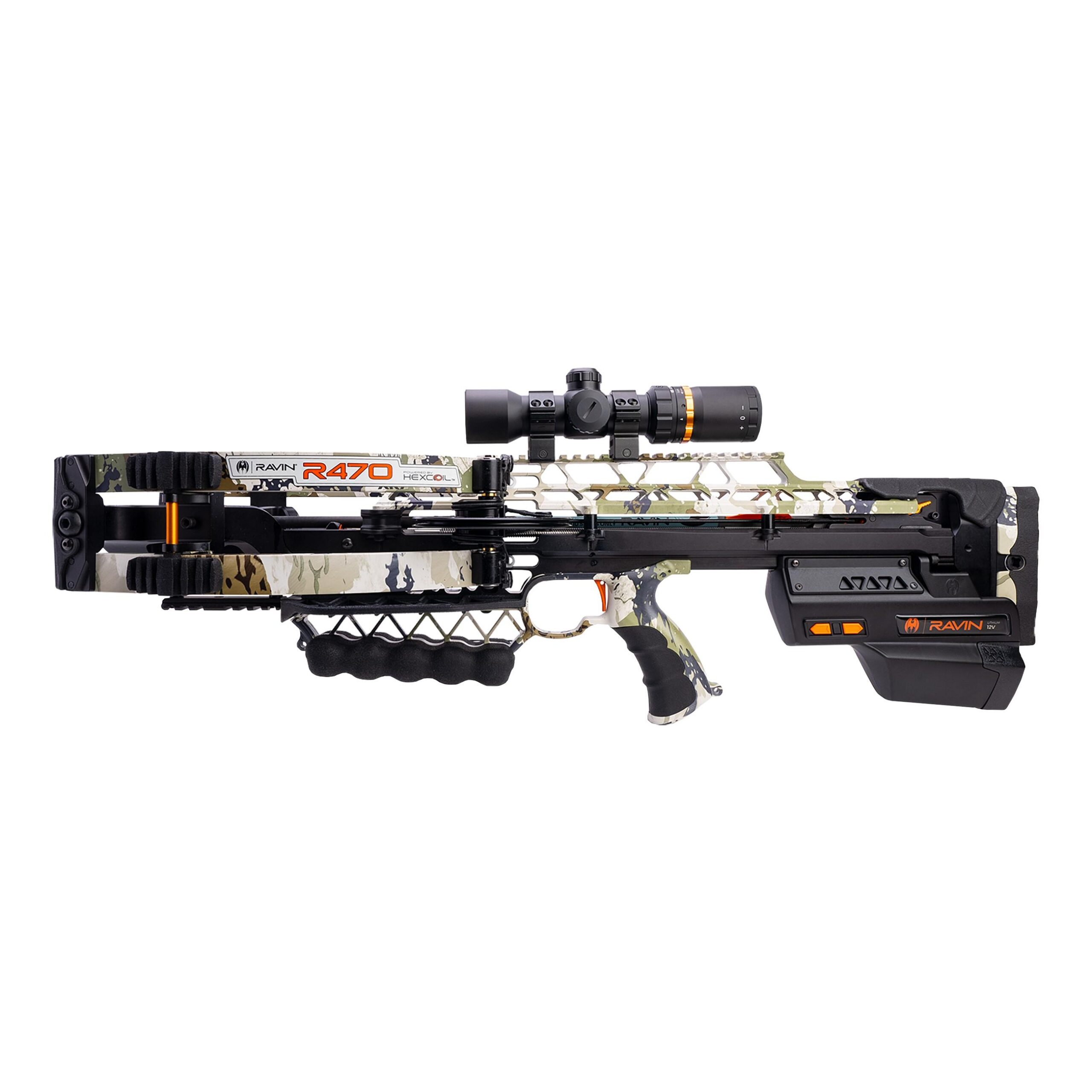 Ravin 470E XK7 Camo Crossbow 470 fps 100yd Illum Scope Picture of Ravin Crossbows Ravin 470E XK7 Camo Crossbow