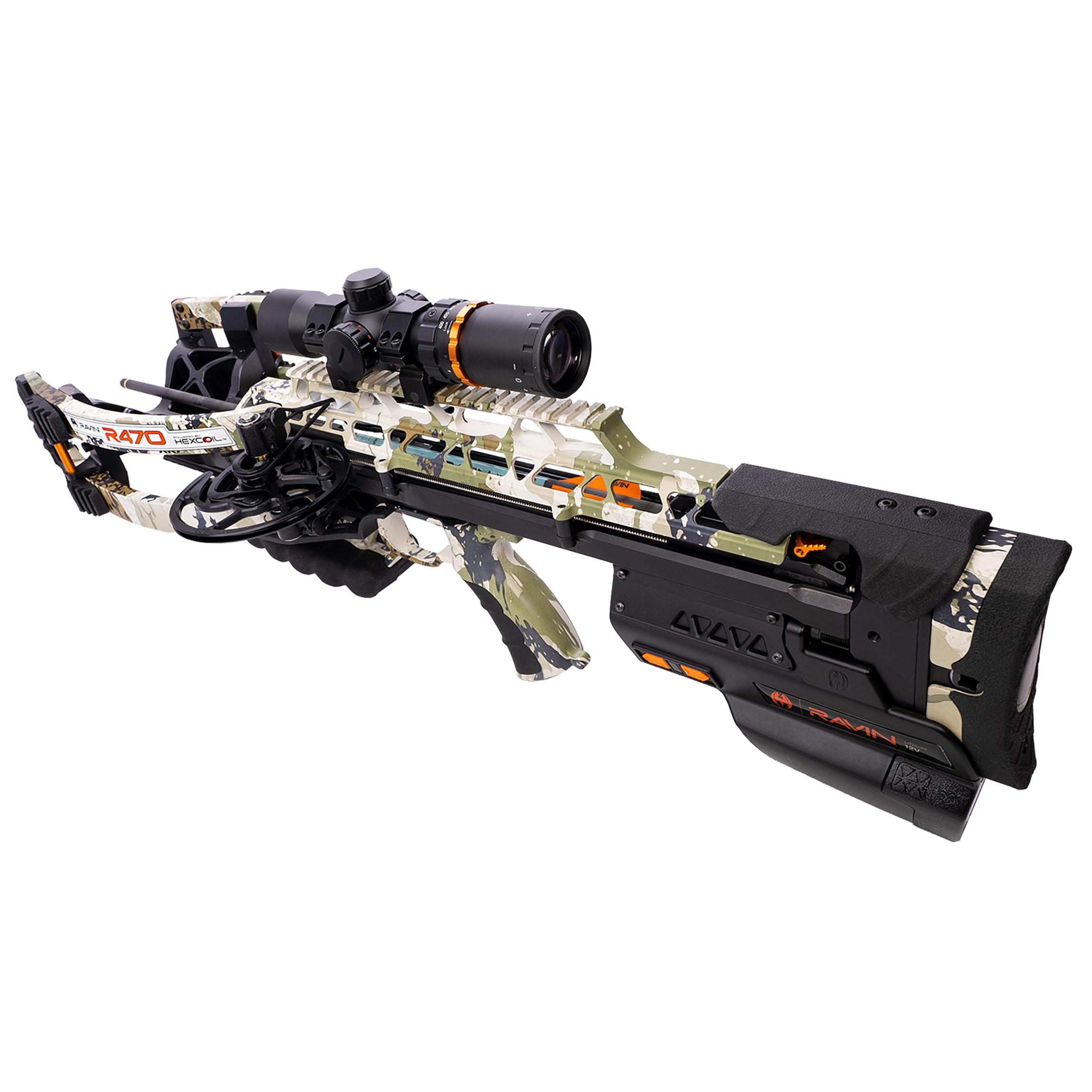 Ravin 470E XK7 Camo Crossbow 470 fps 100yd Illum Scope Picture of Ravin Crossbows Ravin 470E XK7 Camo Crossbow