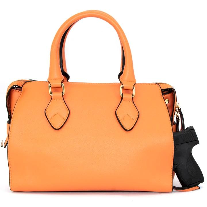 Cameleon Bella Concealed Carry Purse Orange Picture of Rugged Rare Cameleon - Bella Orange