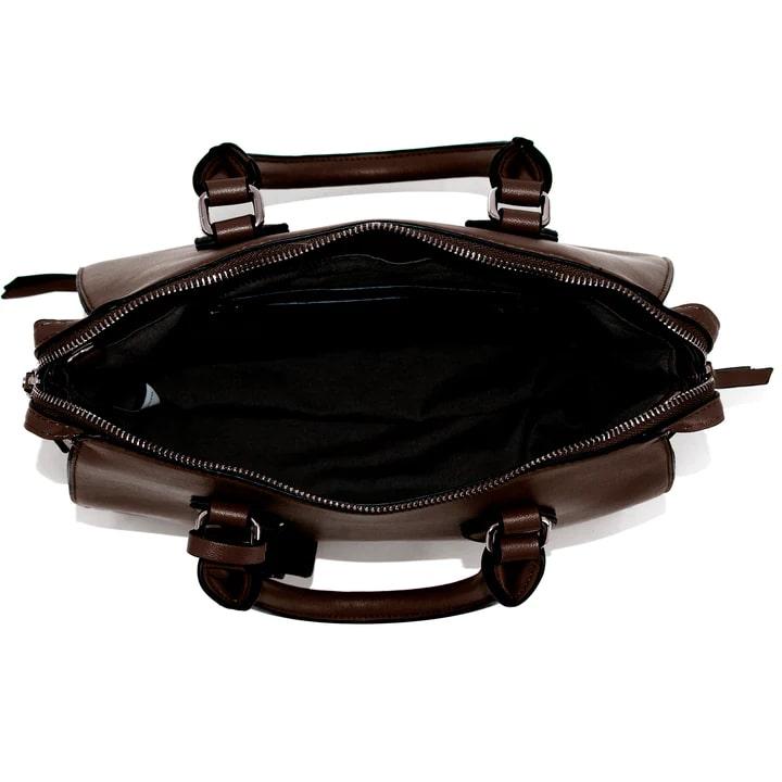 Cameleon Bella Concealed Carry Purse Dark Chestnut Picture of Rugged Rare Bella Dark Chesnut