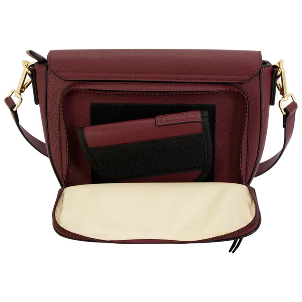 Cameleon Zoey Concealed Carry Purse Wine Picture of Rugged Rare Rugged Rare Zoey Wine