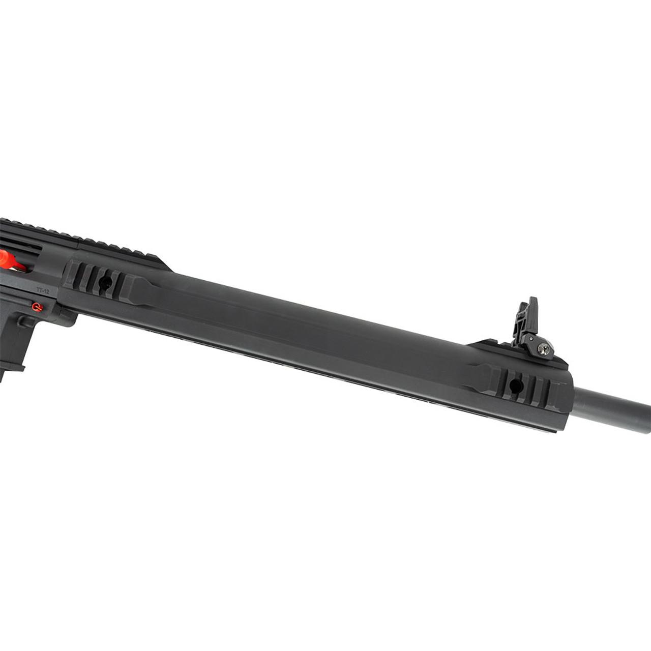 SDS Tokarev TT-12 PRO Shotgun 12ga  3" Chamber 5rd magazine(1) 18.5" Barrel Black w/ Red SA Magfed Mil-Spec Buffer Tube Picture of SDS Arms TT-12 PRO Black w/ Red SA Magfed 12GA Self Reg Gas Mil-Spec Buffer Tube