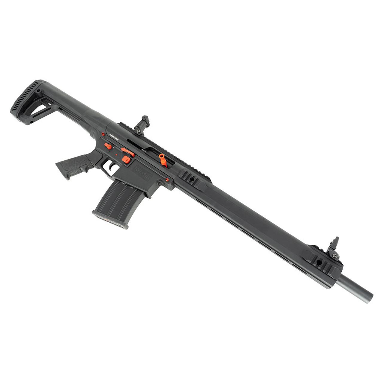 SDS Tokarev TT-12 PRO Shotgun 12ga  3" Chamber 5rd magazine(1) 18.5" Barrel Black w/ Red SA Magfed Mil-Spec Buffer Tube Picture of SDS Arms TT-12 PRO Black w/ Red SA Magfed 12GA Self Reg Gas Mil-Spec Buffer Tube