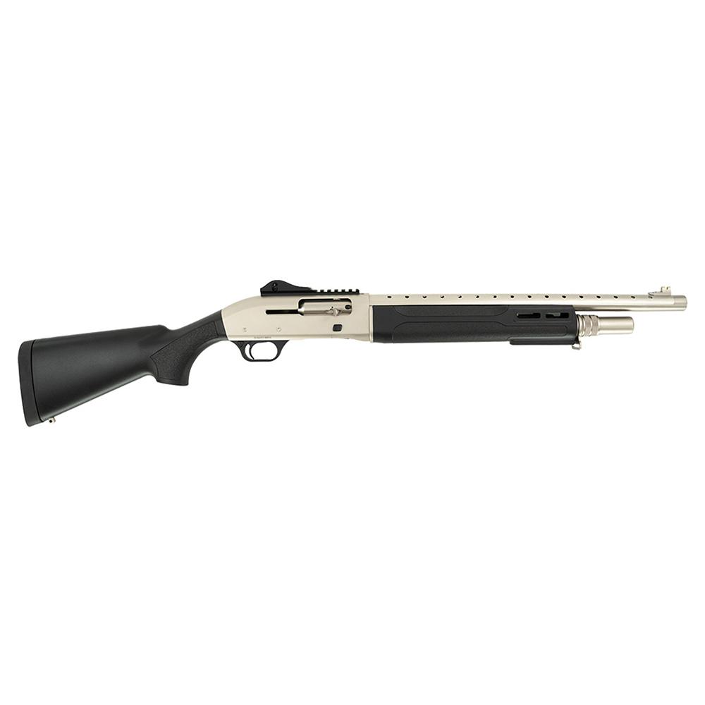Tokarev T300M A1 Shotgun 12ga 3" Chamber 5rd Capacity 18.5" Barrel Black Stock with Nickel Finish