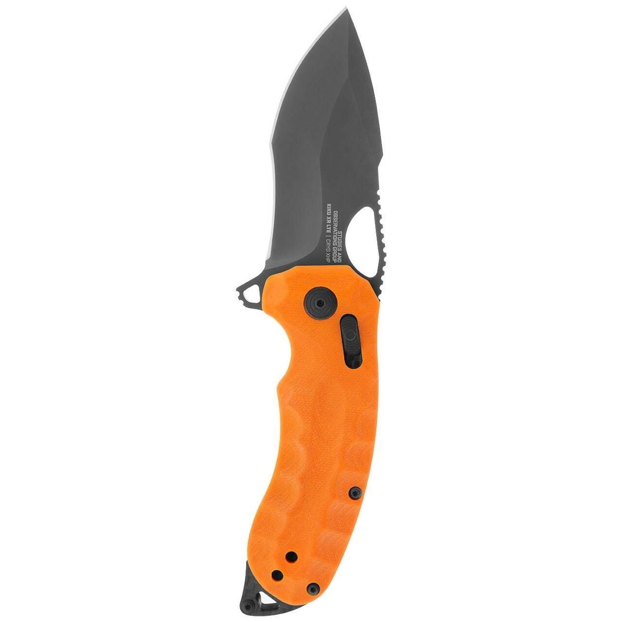 SOG Kiku XR LTE Blaze Orange Knife 3.02" Blade Orange Picture of Sog Specialty Knives Inc. KIKU XR LTE - ORANGE G10