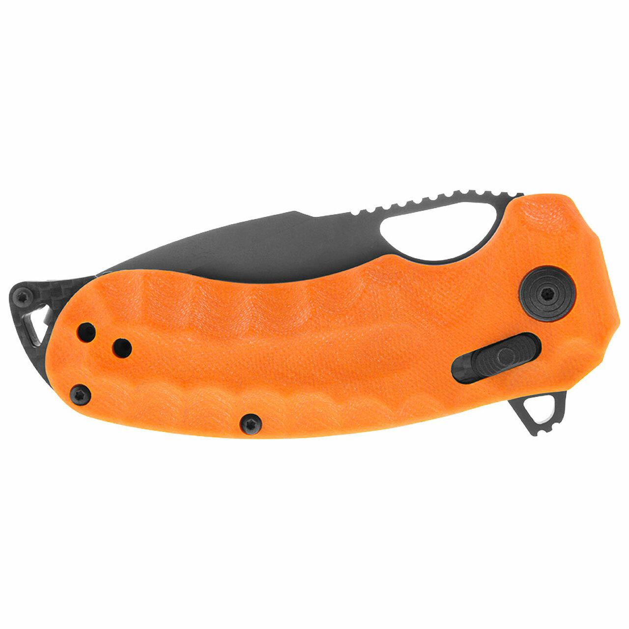 SOG Kiku XR LTE Blaze Orange Knife 3.02" Blade Orange Picture of Sog Specialty Knives Inc. KIKU XR LTE - ORANGE G10