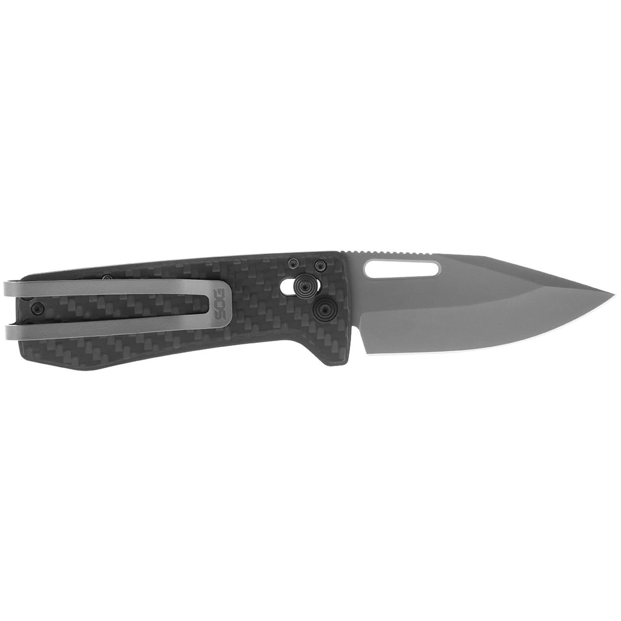 SOG Ultra XR Knife 2.8" Blade Black and Gray Picture of Sog Specialty Knives Inc. ULTRA XR CARBONandGRAPHITE