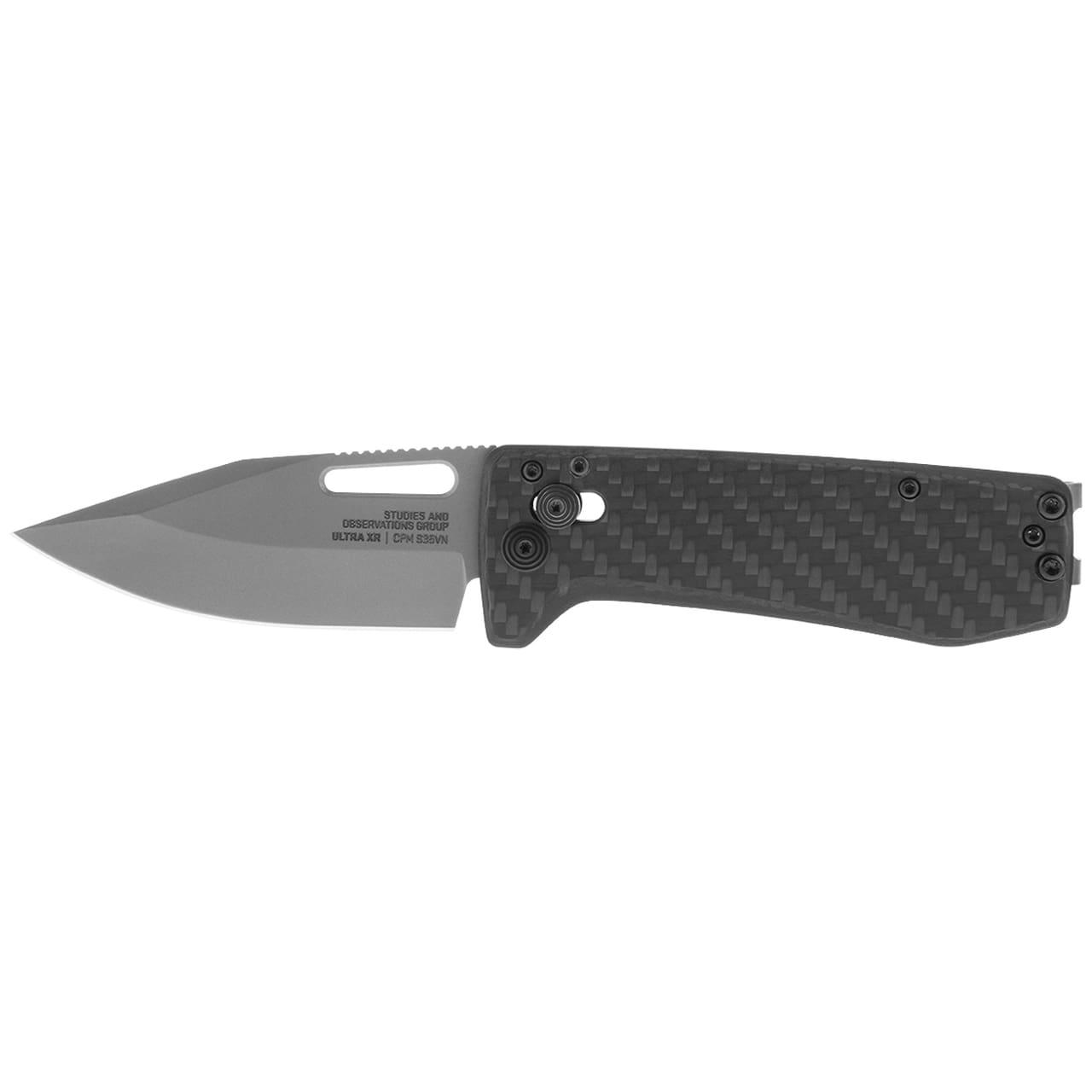 SOG Ultra XR Knife 2.8" Blade Black and Gray Picture of Sog Specialty Knives Inc. ULTRA XR CARBONandGRAPHITE