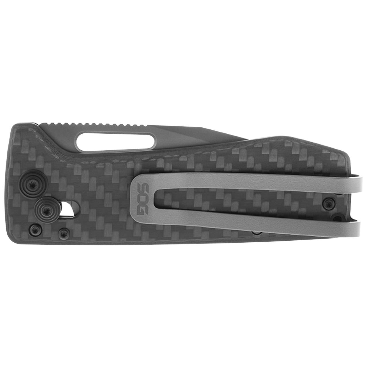SOG Ultra XR Knife 2.8" Blade Black and Gray Picture of Sog Specialty Knives Inc. ULTRA XR CARBONandGRAPHITE
