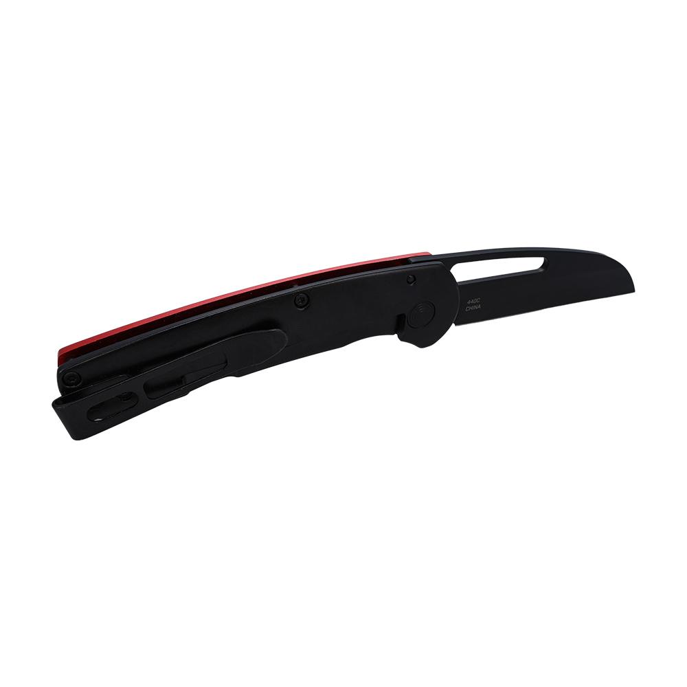 SOG Knives Escape FL Folding Knife 3" Sheepsfoot Blade Red Black Picture of Sog Specialty Knives Inc. SOG ESCAPE FL 3'' BLADE BLISTER PACK RED + BLACK
