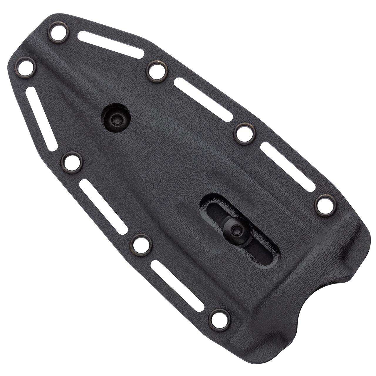 SOG SEAL FX Clip Point Knife 4.30" Blade Partially Serrated Black Picture of Sog Specialty Knives Inc. SEAL FX PARTIALLY SERRATED