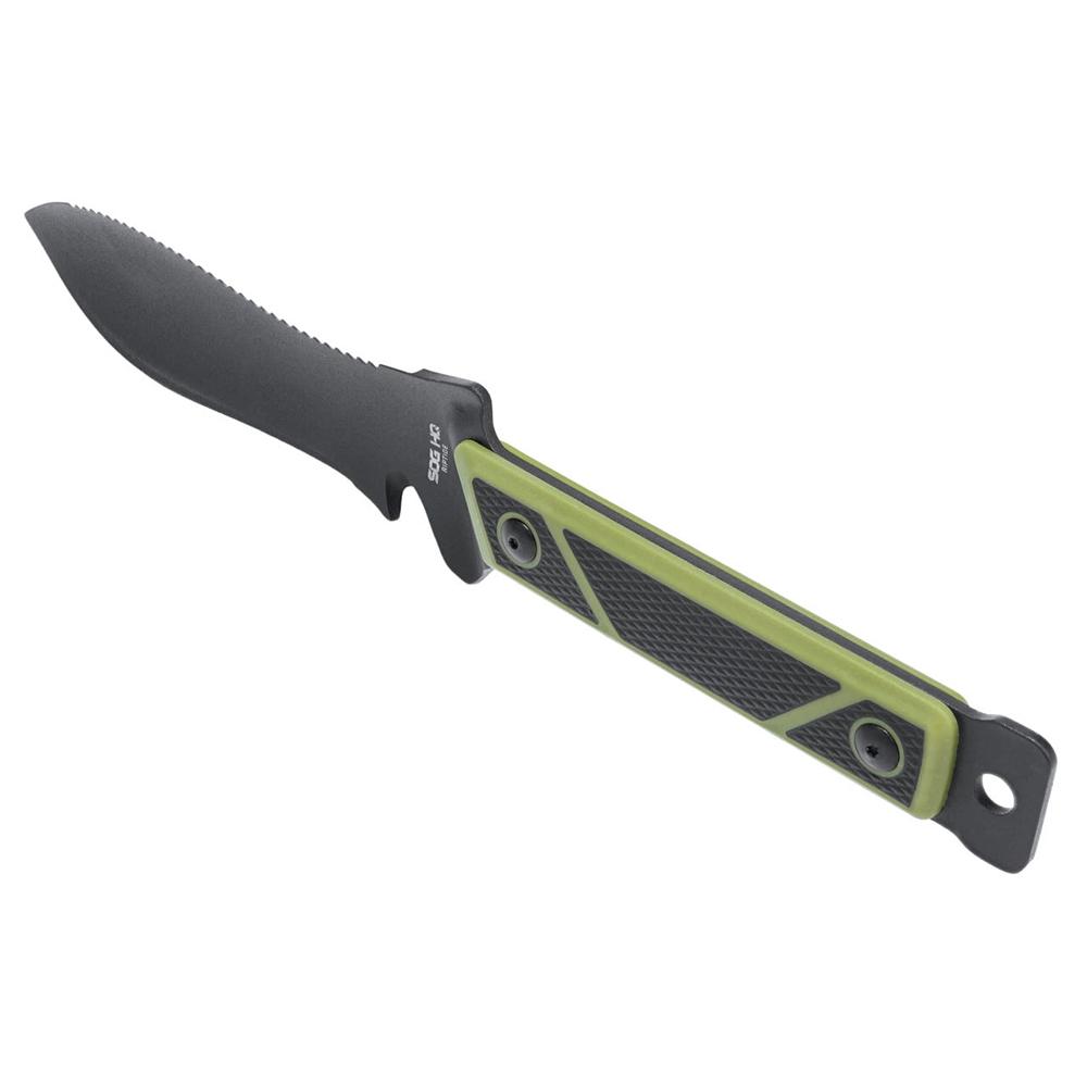 SOG Knives Rip Tide Fixed Knife 6-1/2" Spear Point Blade Black Green Picture of Sog Specialty Knives Inc. SOG RIPTIDE / HQ EDITION / 6.5'' BLADE