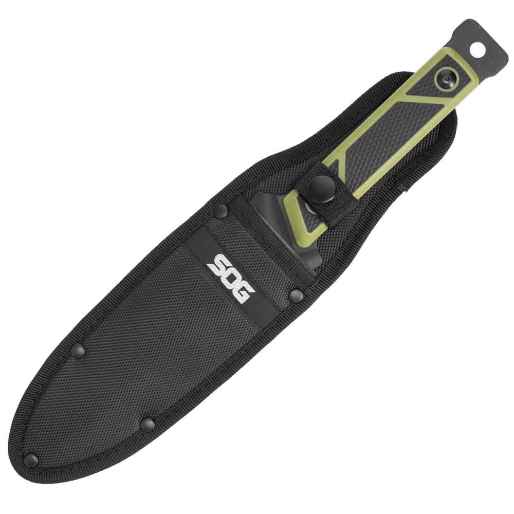 SOG Knives Rip Tide Fixed Knife 6-1/2" Spear Point Blade Black Green Picture of Sog Specialty Knives Inc. SOG RIPTIDE / HQ EDITION / 6.5'' BLADE