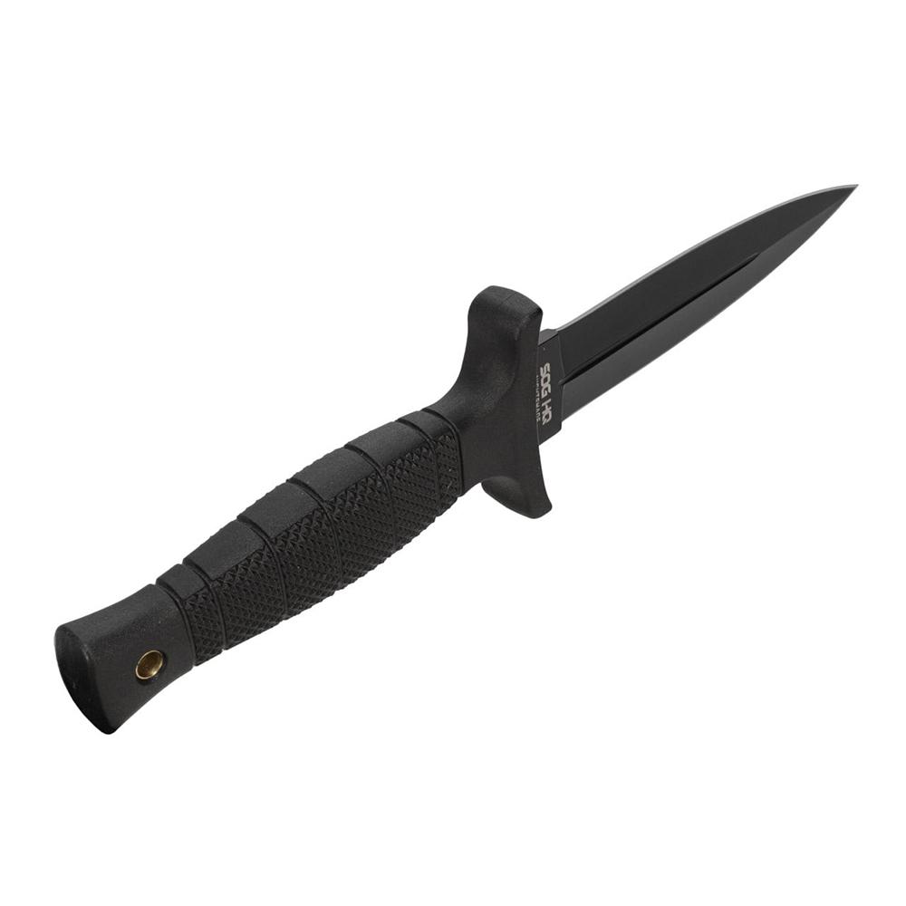 SOG Knives Nightshade Fixed Knife 4-3/4" Spear Point Blade Black Picture of Sog Specialty Knives Inc. SOG NIGHTSHADE BOOT KNIFE / HQ EDITION / 4.75'' BLADE