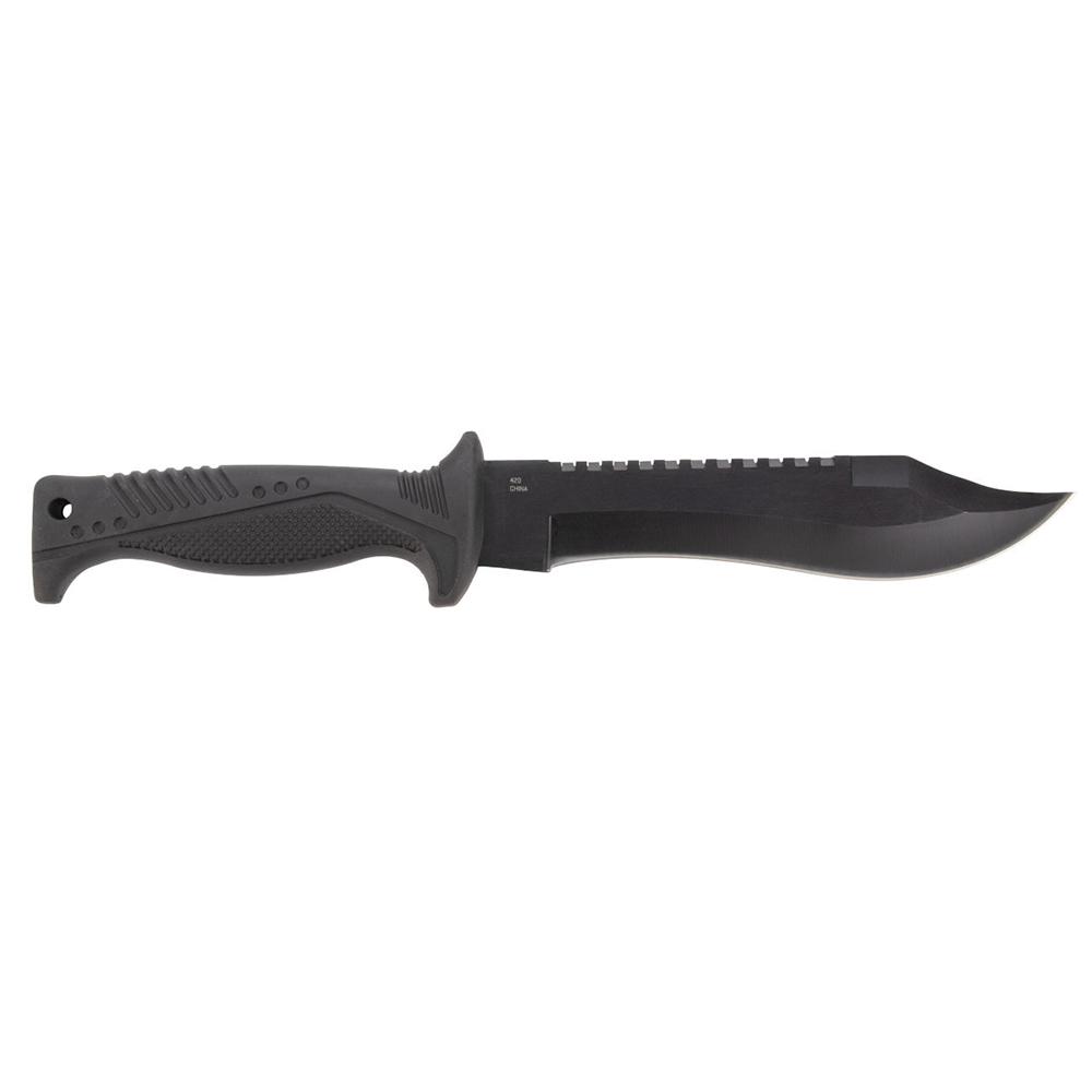 SOG Knives Pinnacle Bowie Fixed Knife 7-1/2" Clip Point Blade Black Picture of Sog Specialty Knives Inc. SOG PINNACLE BOWIE / HQ EDITION / 7.5'' BLADE
