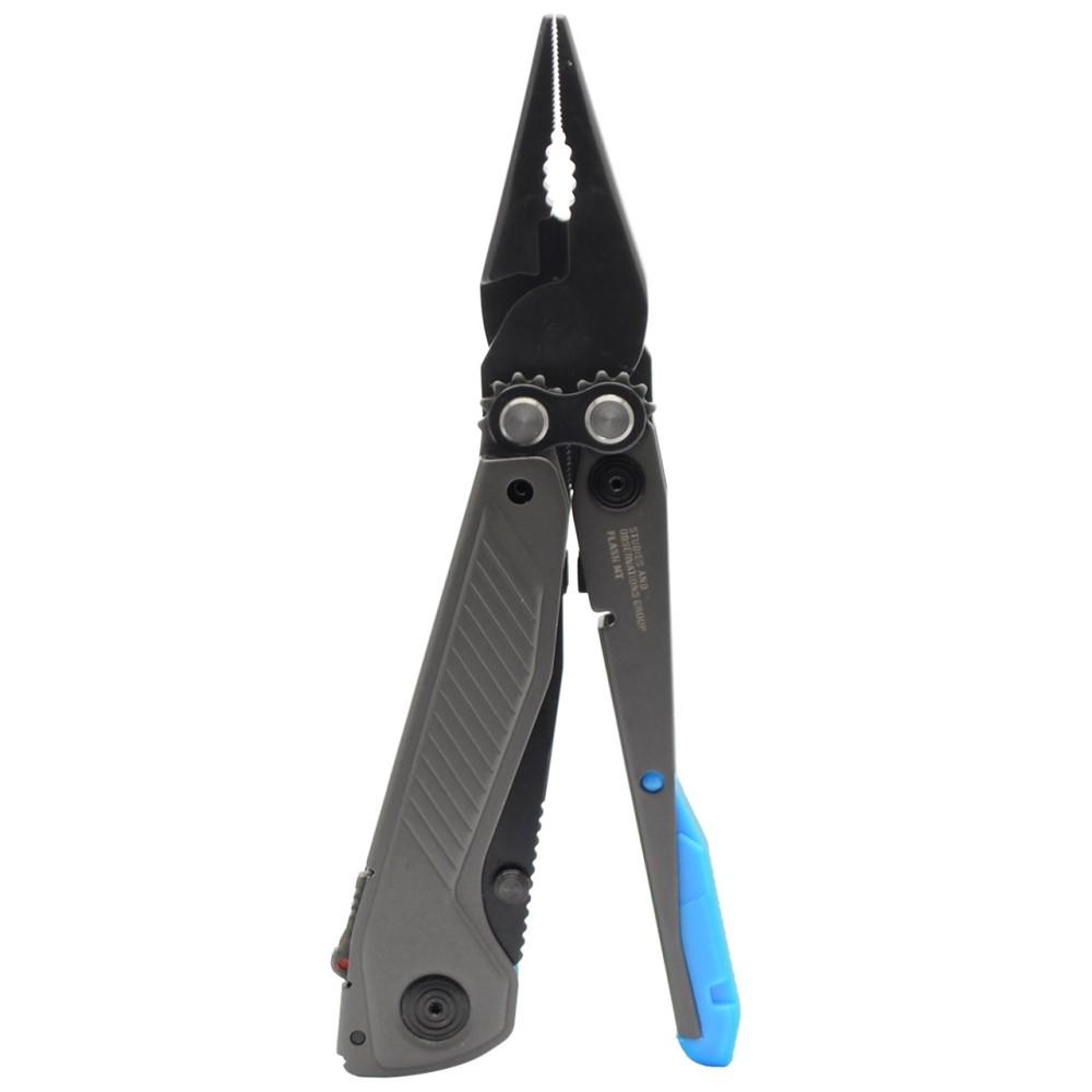 SOG Flash MT Multi-Tool Urban Grey & Cyan Picture of Sog Specialty Knives Inc. SOG FLASH MT - URBAN GRAY & CYAN MULTI-TOOL