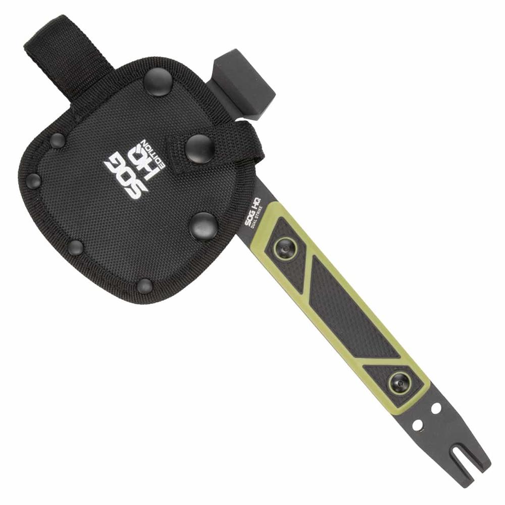 SOG Knives Dual Strike Ax 3" Blade Black Green Picture of Sog Specialty Knives Inc. SOG DUAL STRIKE / HQ EDITION / 3'' BLADE / 10.75'' OVERALL